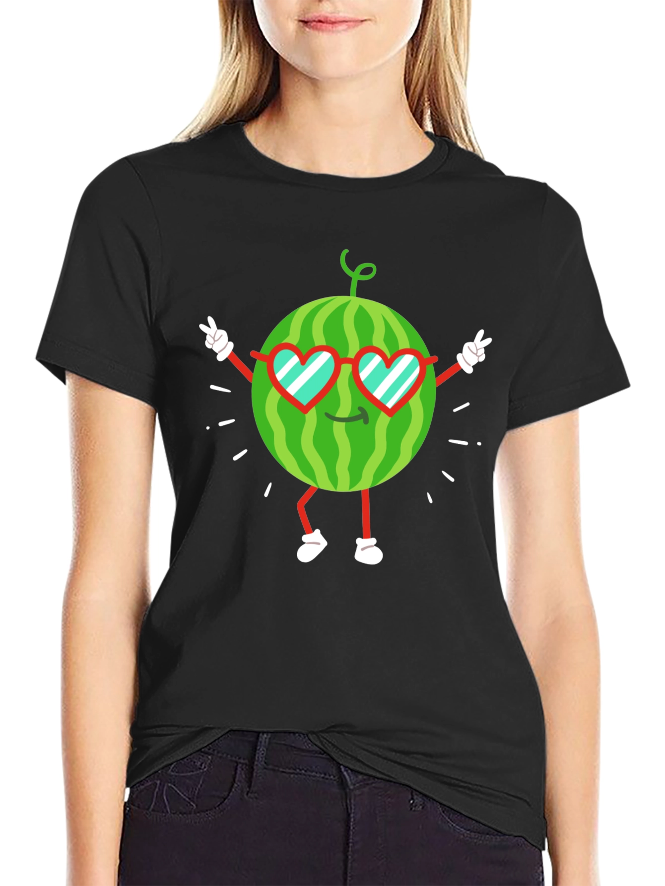 Cool Watermelon Graphic Tee - Summer Fun
