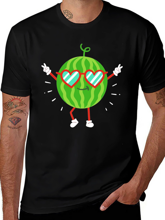 Cool Watermelon Graphic Tee - Summer Fun