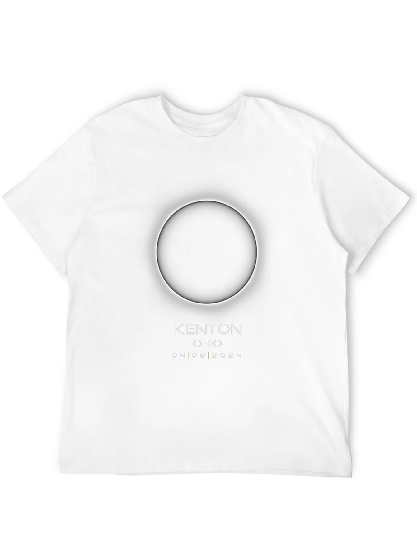 Kenton Ohio Eclipse 2024 Black T-Shirt