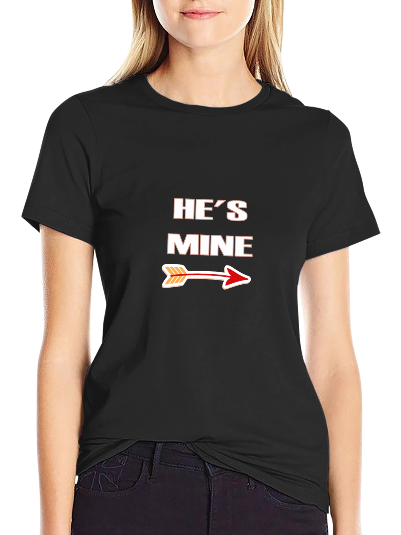 Hes Mine T-Shirt - Couples Matching Apparel