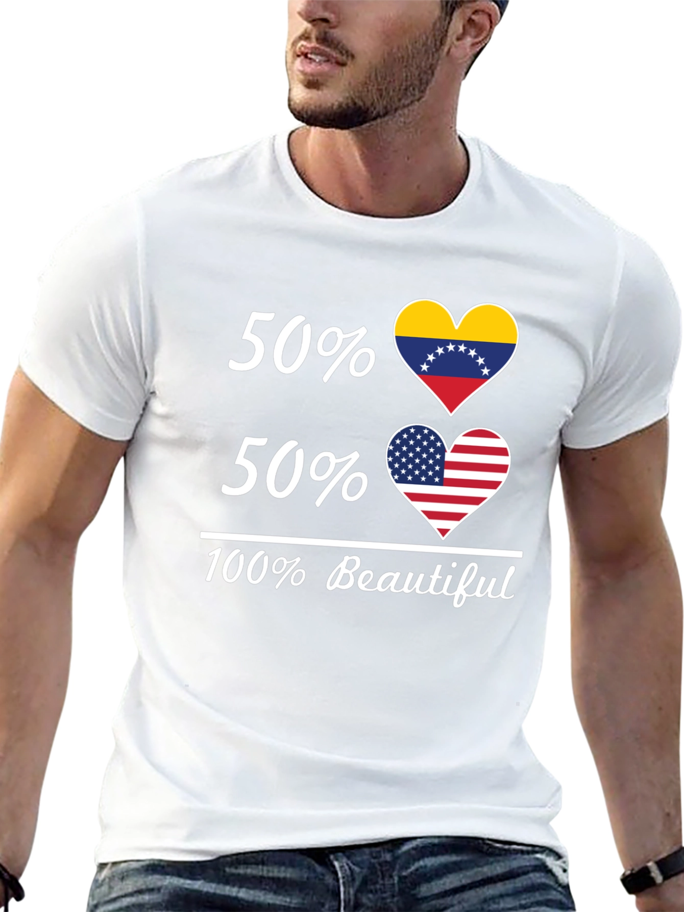 50% Venezuela 50% USA 100% Beautiful T-Shirt