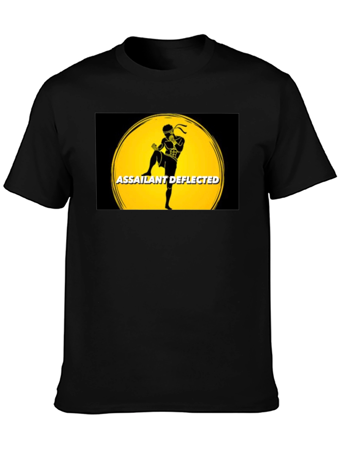 Assailant Deflected T-Shirt Black