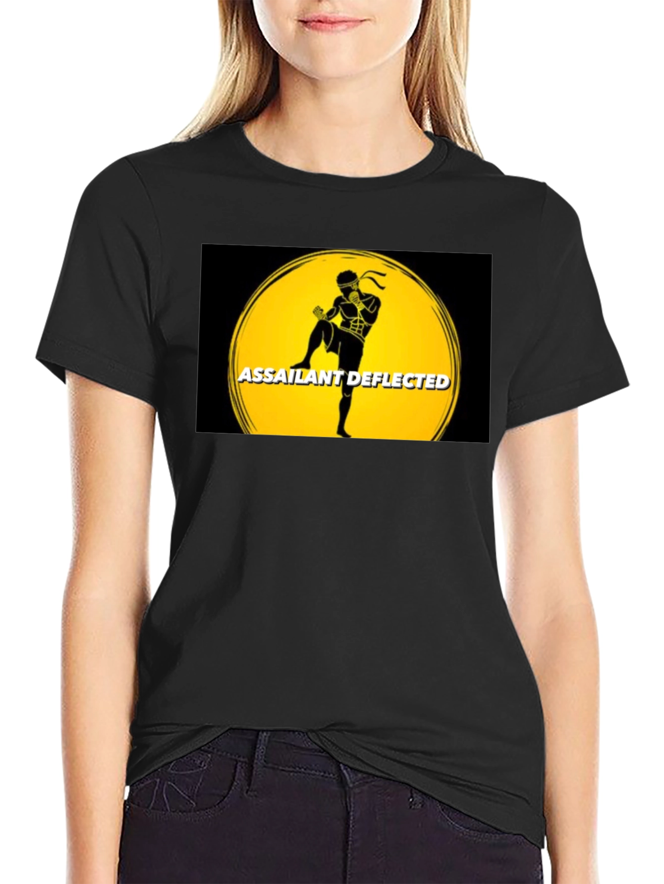 Assailant Deflected T-Shirt Black
