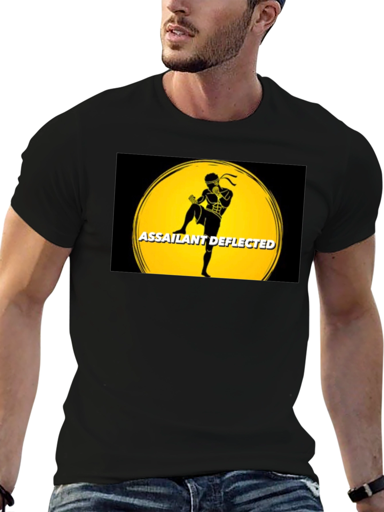Assailant Deflected T-Shirt Black