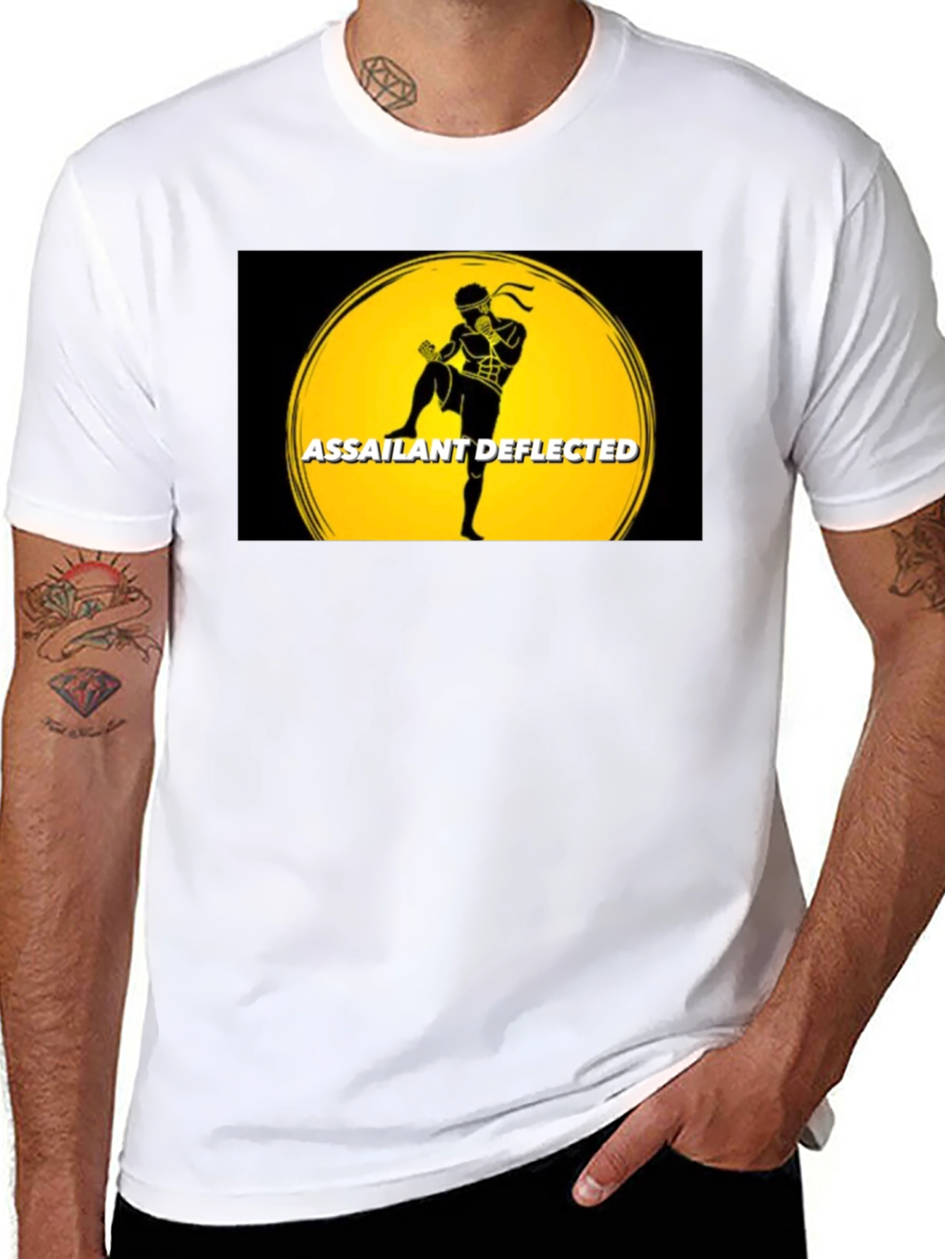 Assailant Deflected T-Shirt Black