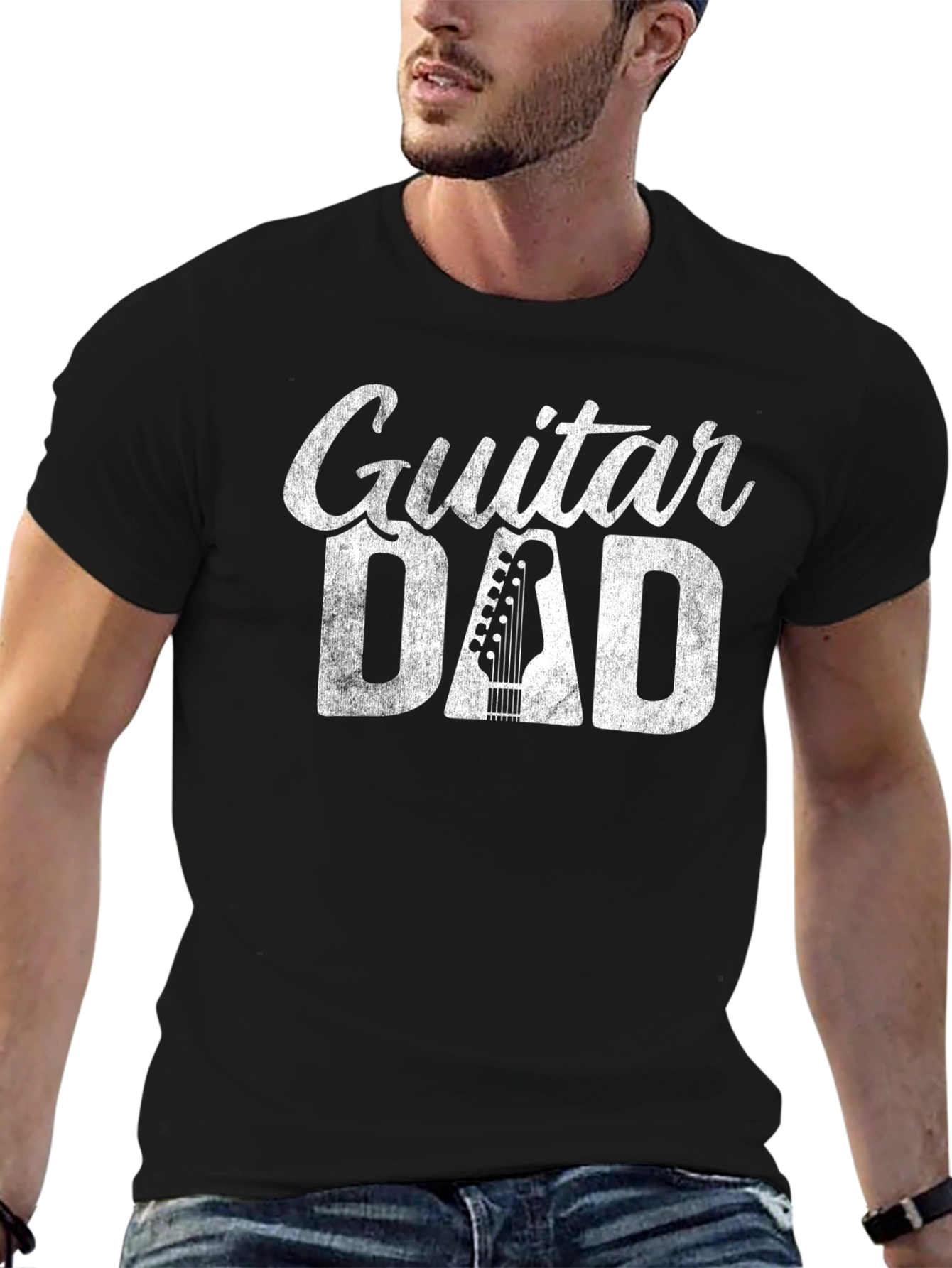Guitar Dad Tee - Cool Musician Fathers Day Gift