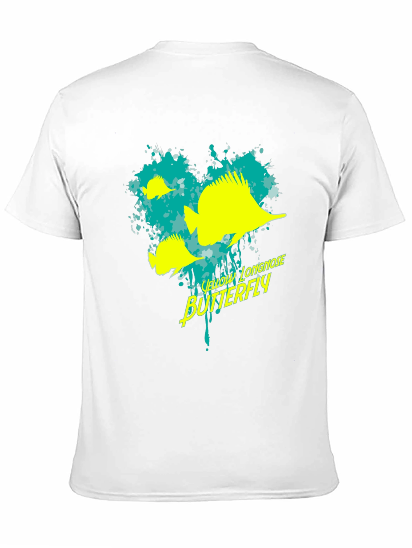 Yellow Longnose Butterfly Graphic Tee