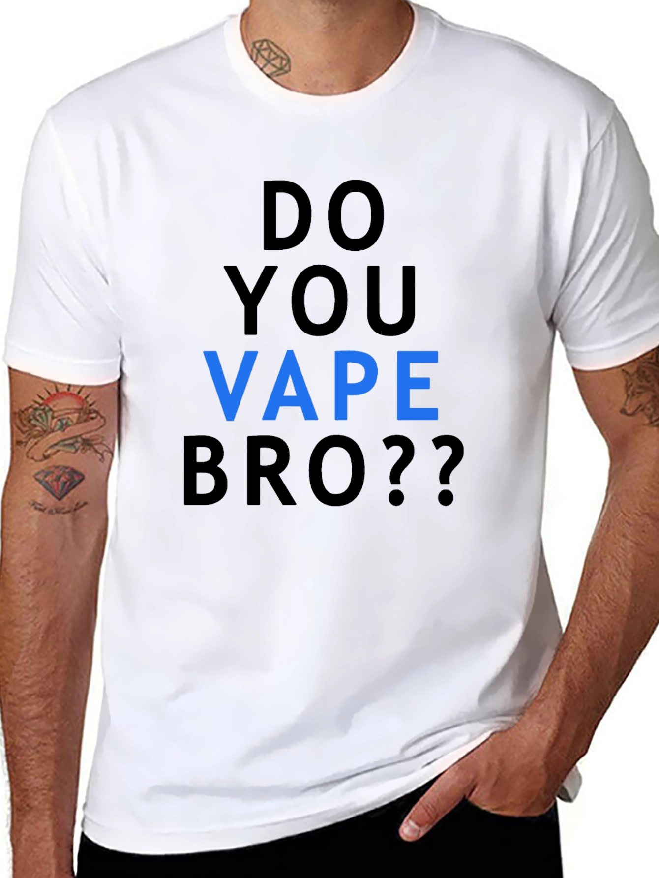 Do You Vape Bro Black T-Shirt