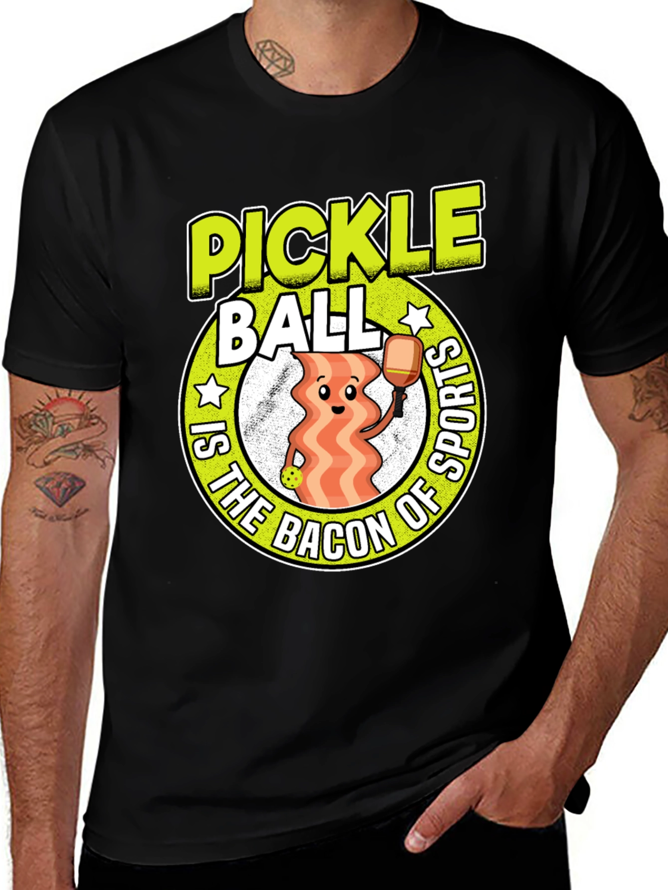 Pickleball Bacon of Sports T-Shirt