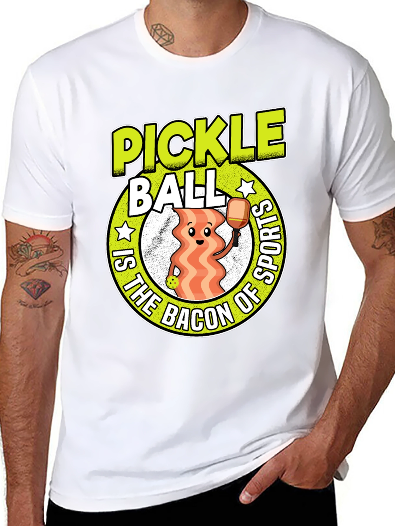 Pickleball Bacon of Sports T-Shirt