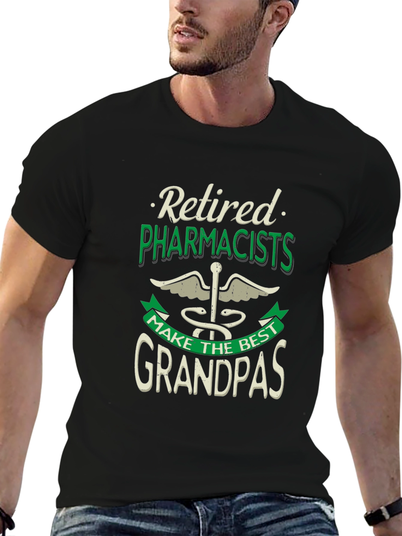 Retired Pharmacists Best Grandpas T-Shirt