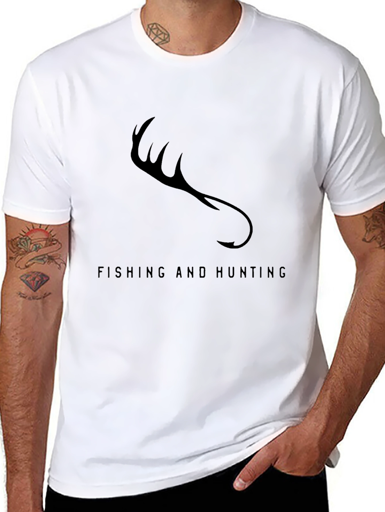 Fishing & Hunting Graphic Tee