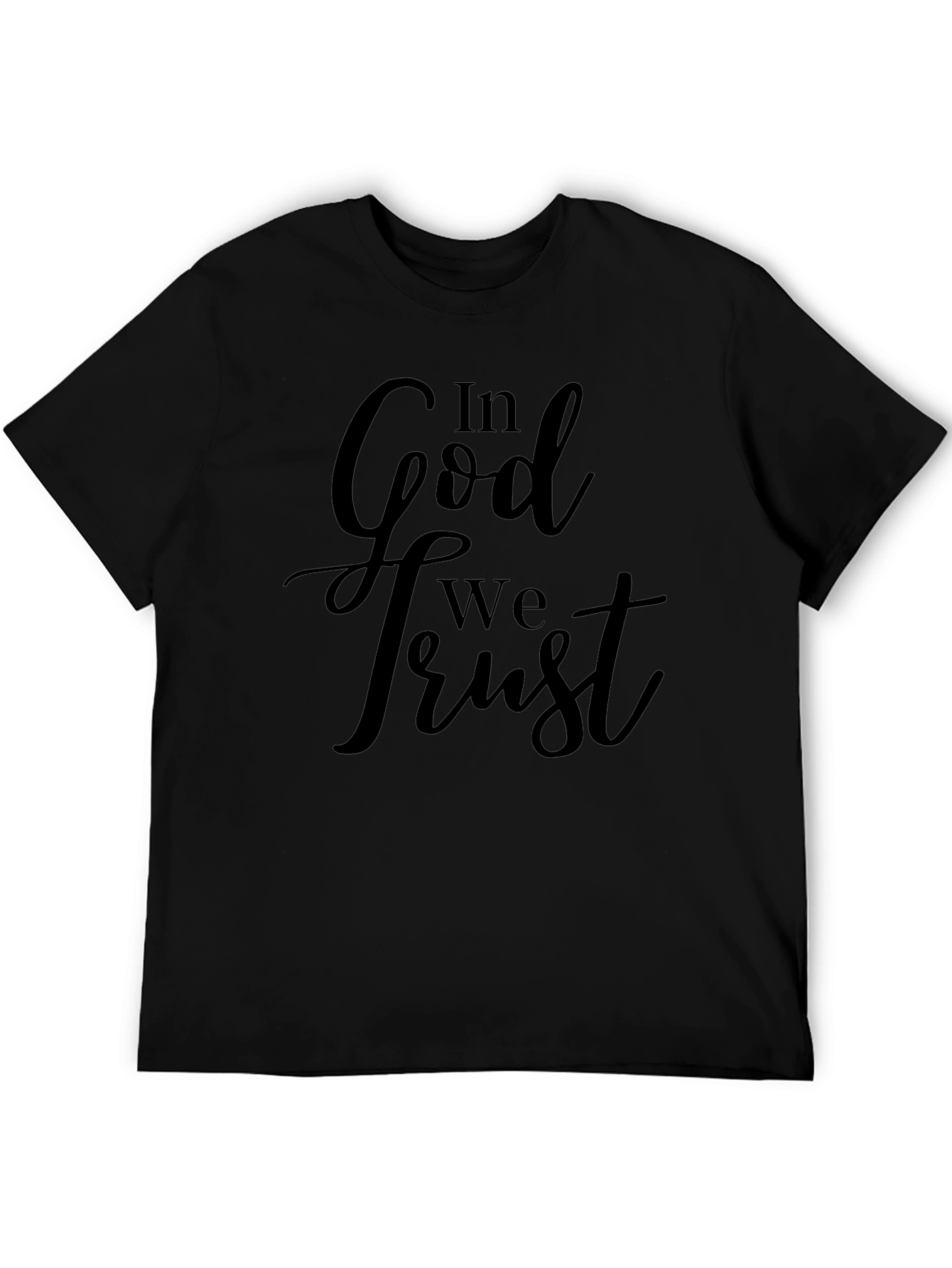 In God We Trust Black T-Shirt