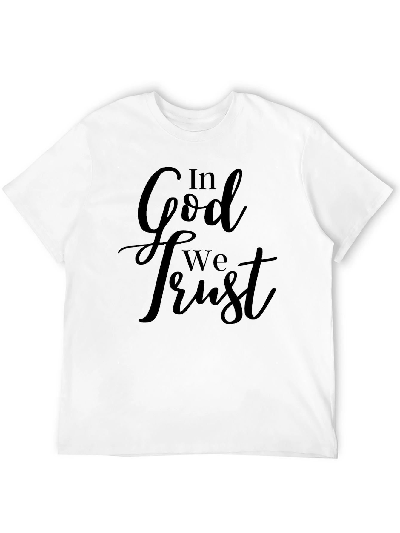 In God We Trust Black T-Shirt