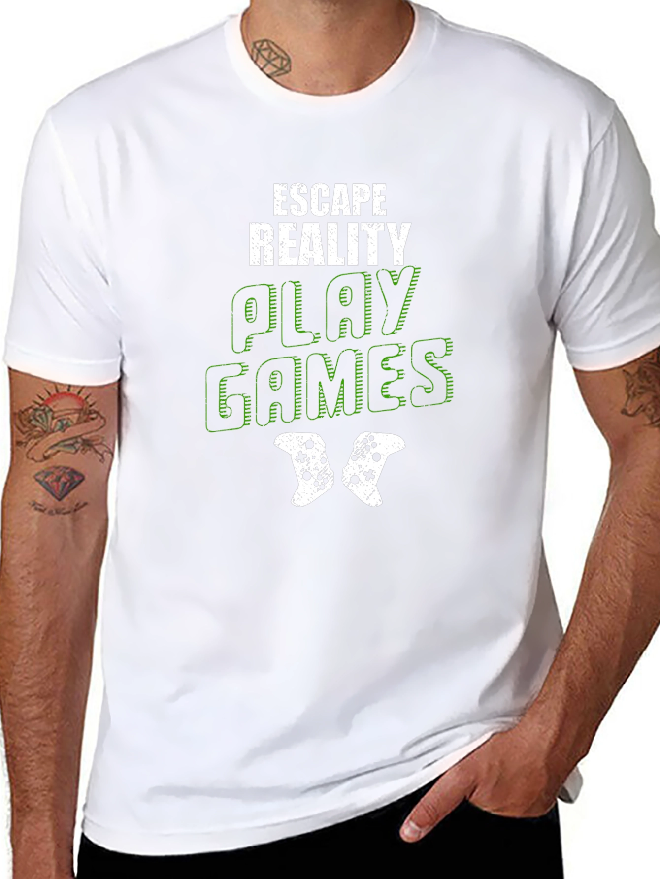 Escape Reality Play Games Black T-Shirt