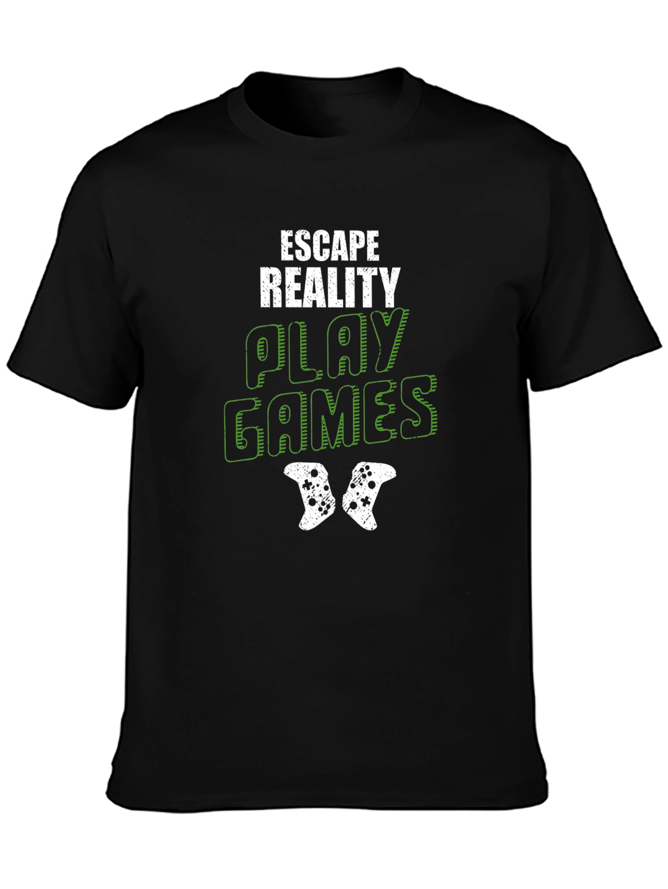 Escape Reality Play Games Black T-Shirt