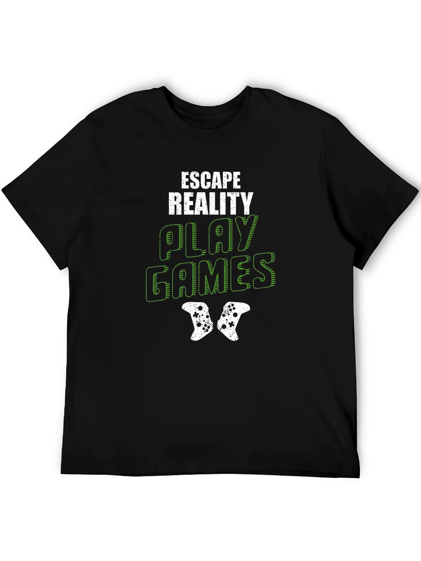 Escape Reality Play Games Black T-Shirt