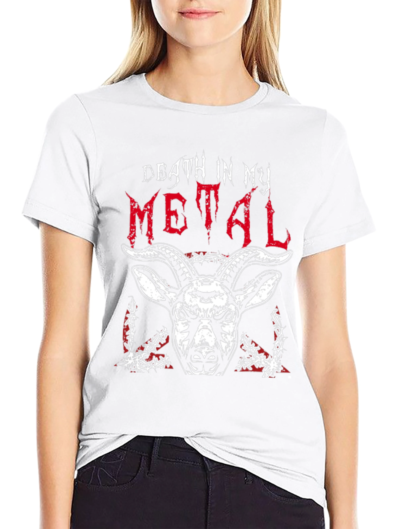 Death in My Metal Graphic T-Shirt Black