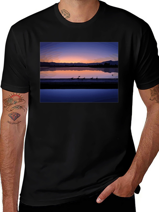 Sunset Lake Graphic Tee