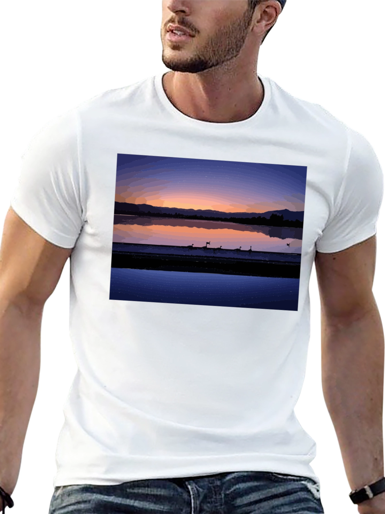Sunset Lake Graphic Tee