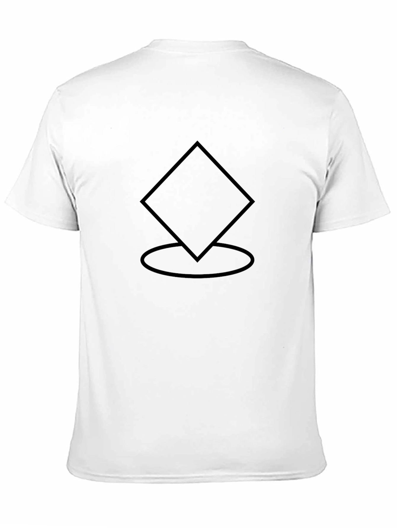 Geometric Symbol Black T-Shirt