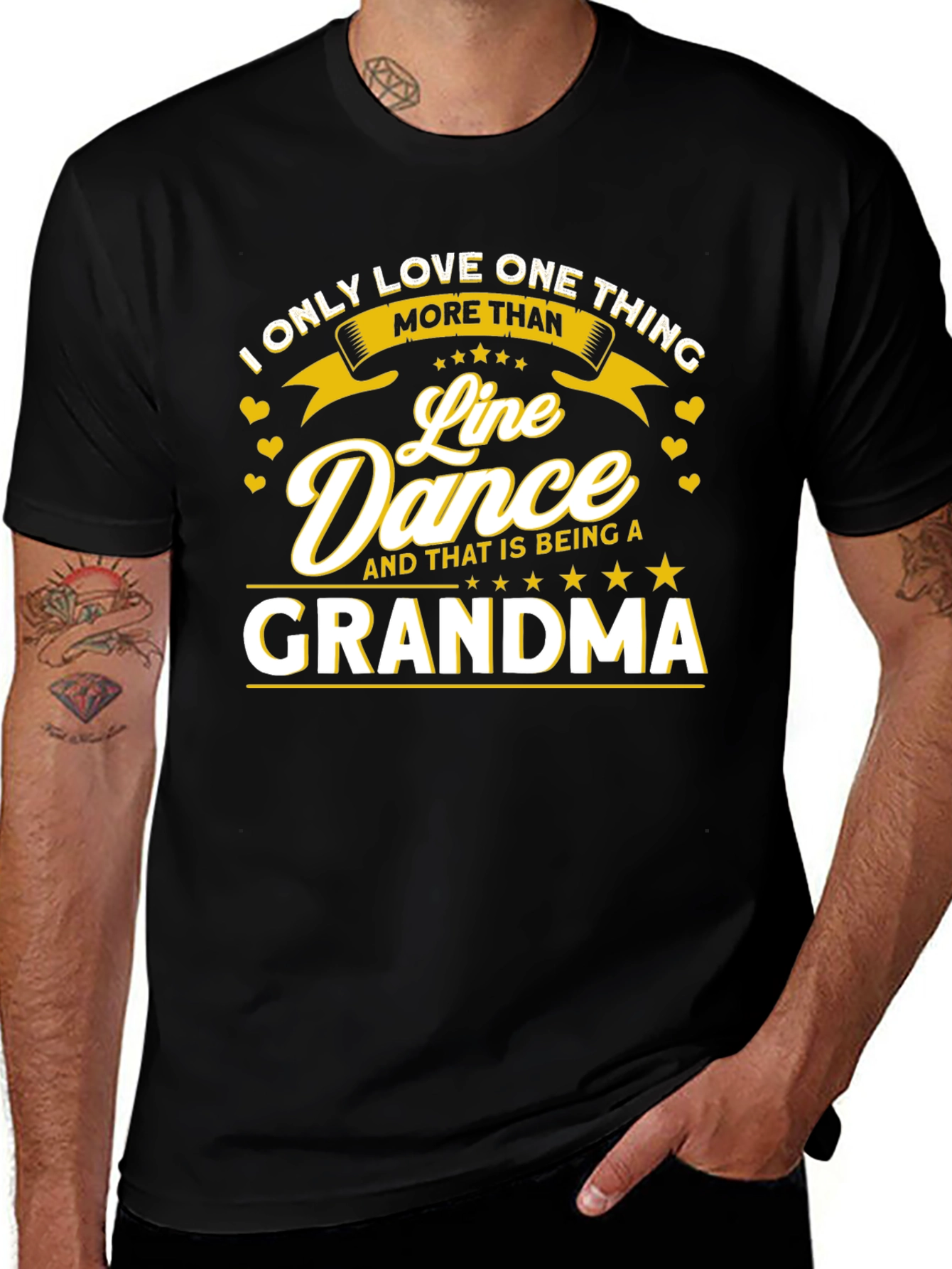 Line Dance Grandma Graphic T-Shirt