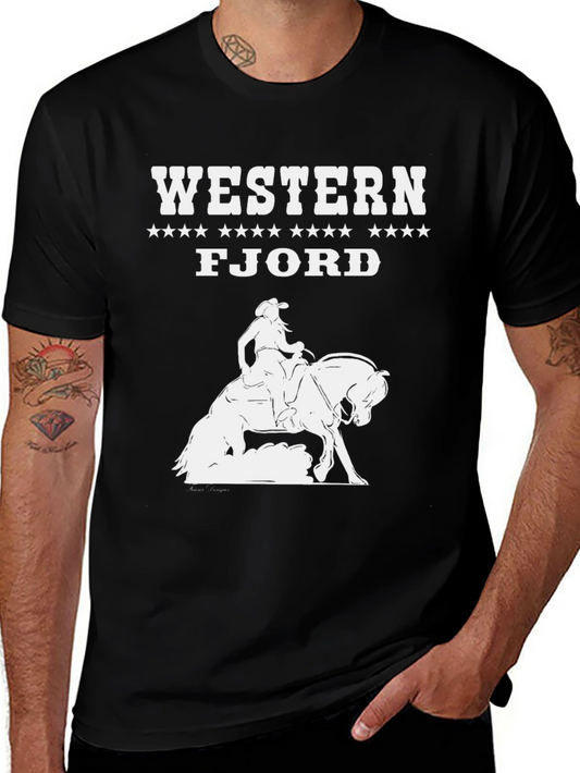 Western Fjord T-Shirt Horseback Riding