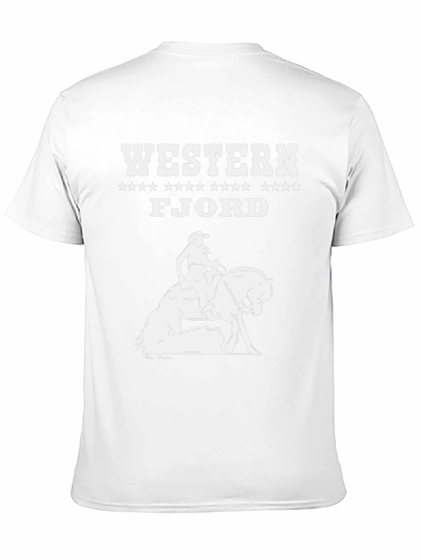 Western Fjord T-Shirt Horseback Riding