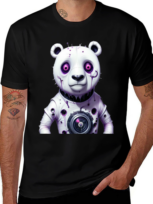 Cyberpunk Panda T-Shirt - Unique Graphic Tee