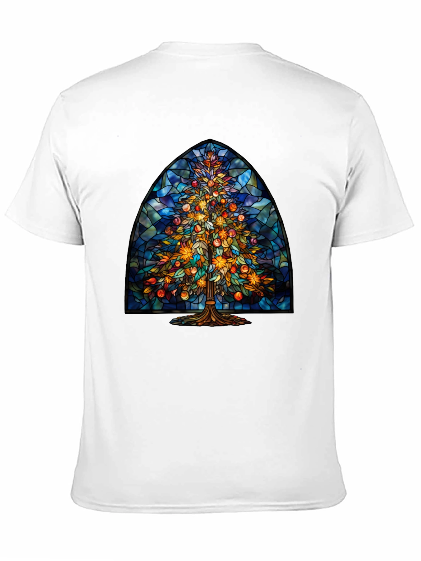 Stained Glass Christmas Tree Tee