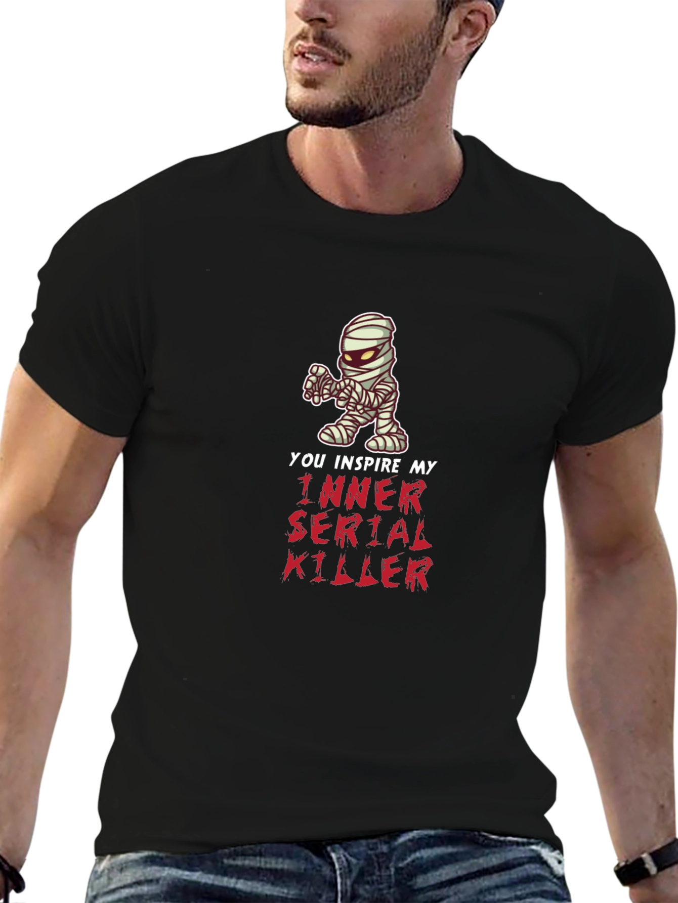 Inspire My Inner Serial Killer Funny Mummy T-Shirt