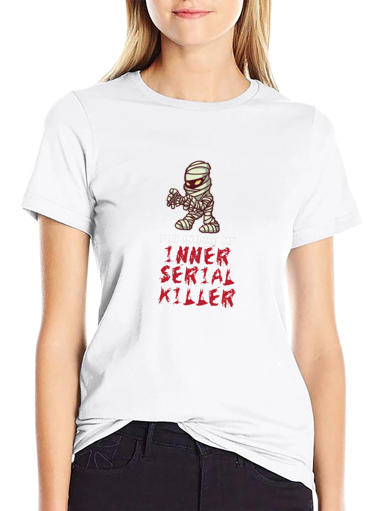 Inspire My Inner Serial Killer Funny Mummy T-Shirt