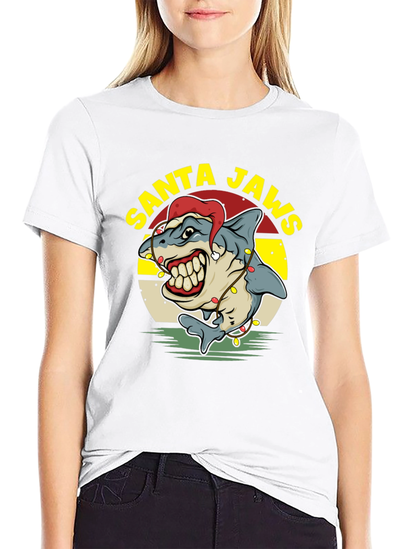 Santa Jaws Holiday T-Shirt