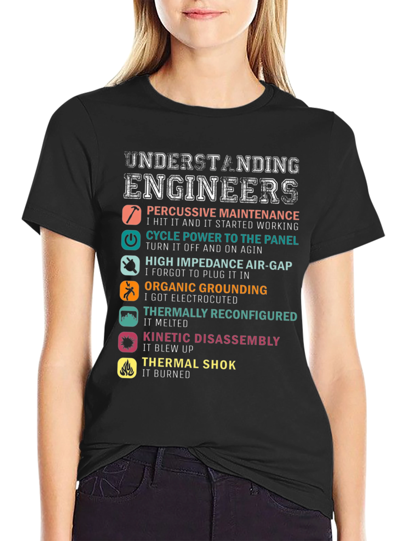 Understanding Engineers Humor Graphic T-Shirt