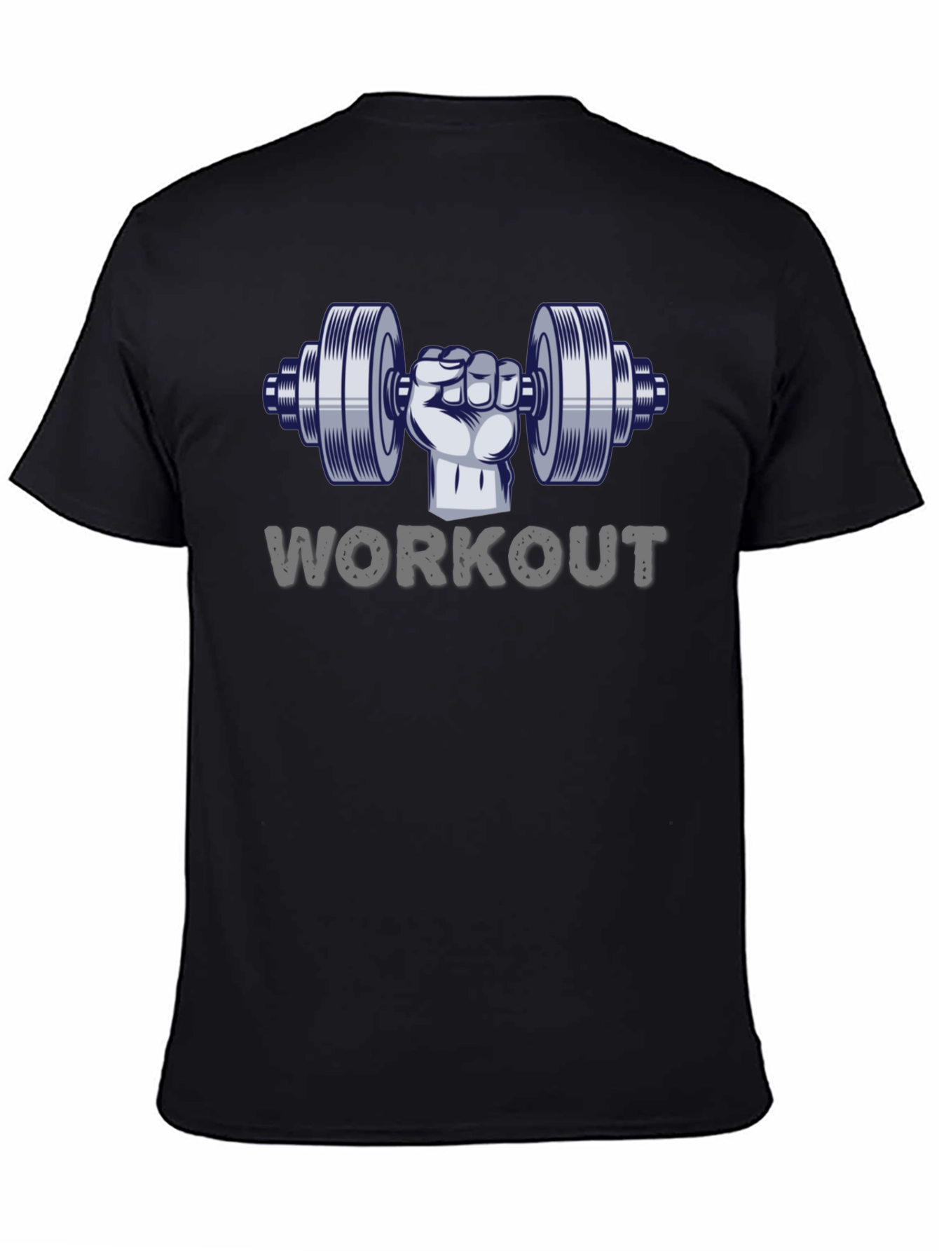 Workout Dumbbell Graphic T-Shirt