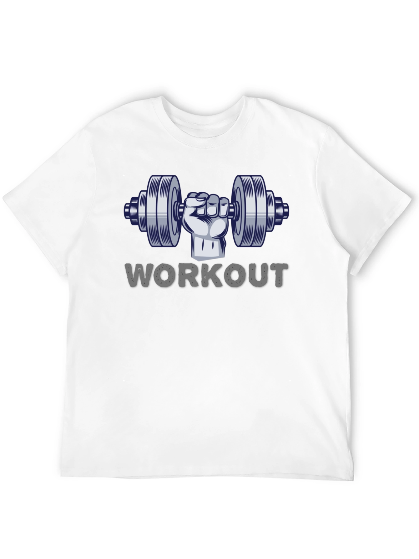 Workout Dumbbell Graphic T-Shirt