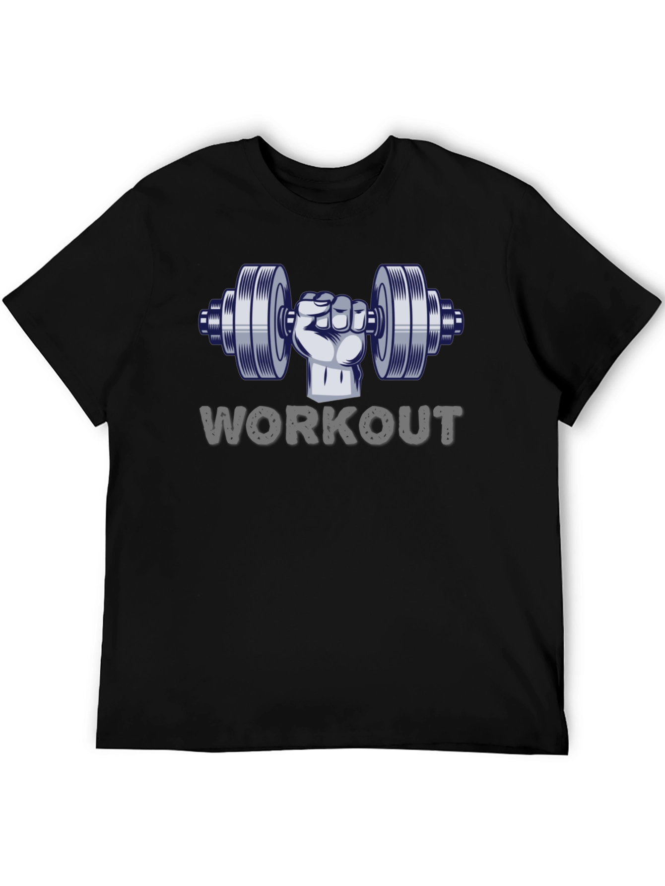 Workout Dumbbell Graphic T-Shirt