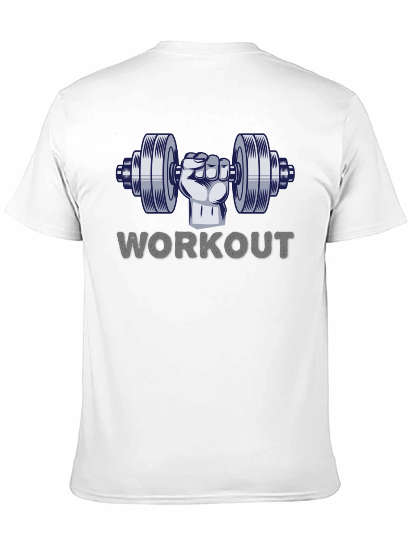 Workout Dumbbell Graphic T-Shirt