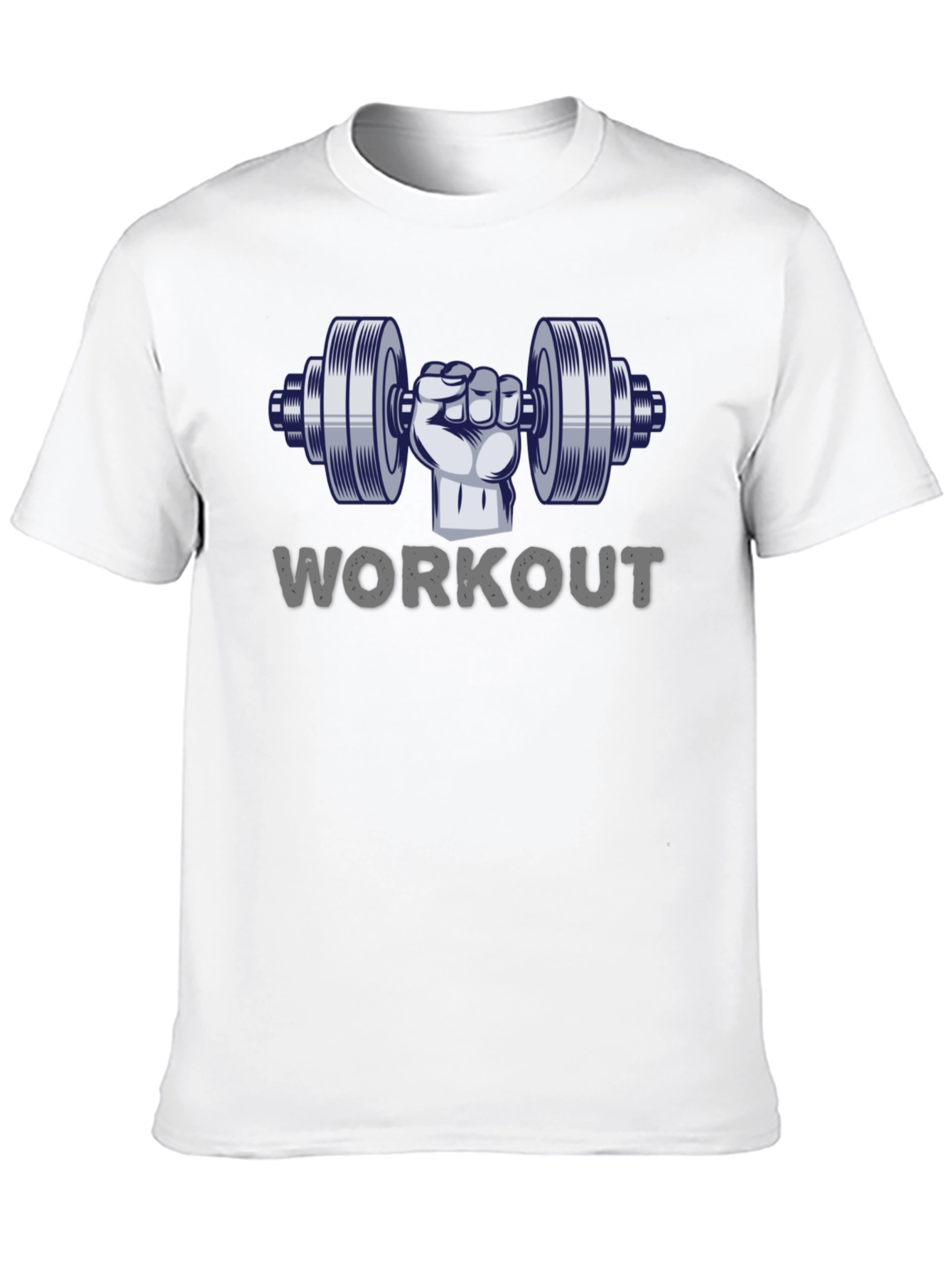 Workout Dumbbell Graphic T-Shirt