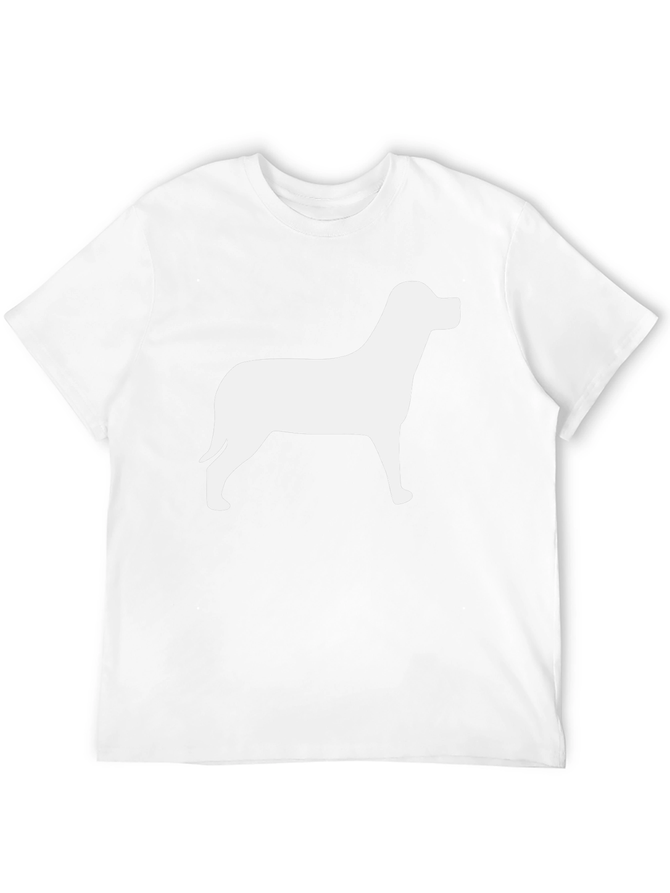 Dog Silhouette Black T-Shirt
