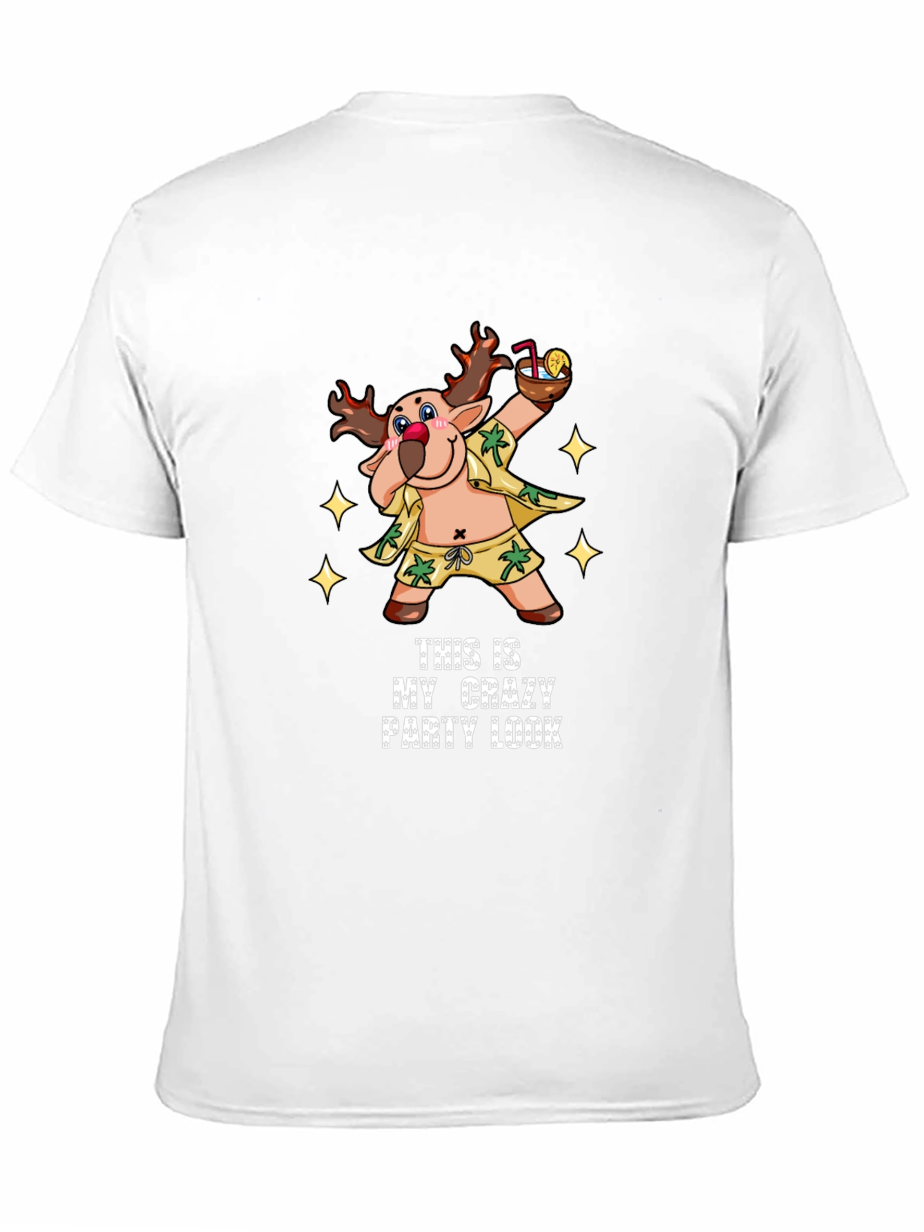 Crazy Party Look T-Shirt - Fun Holiday Tee