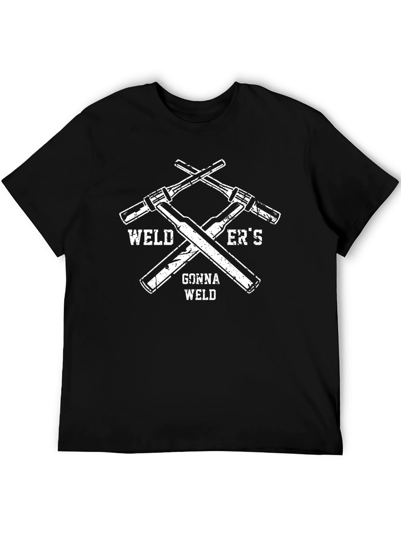 Welders Gonna Weld Black Graphic T-Shirt