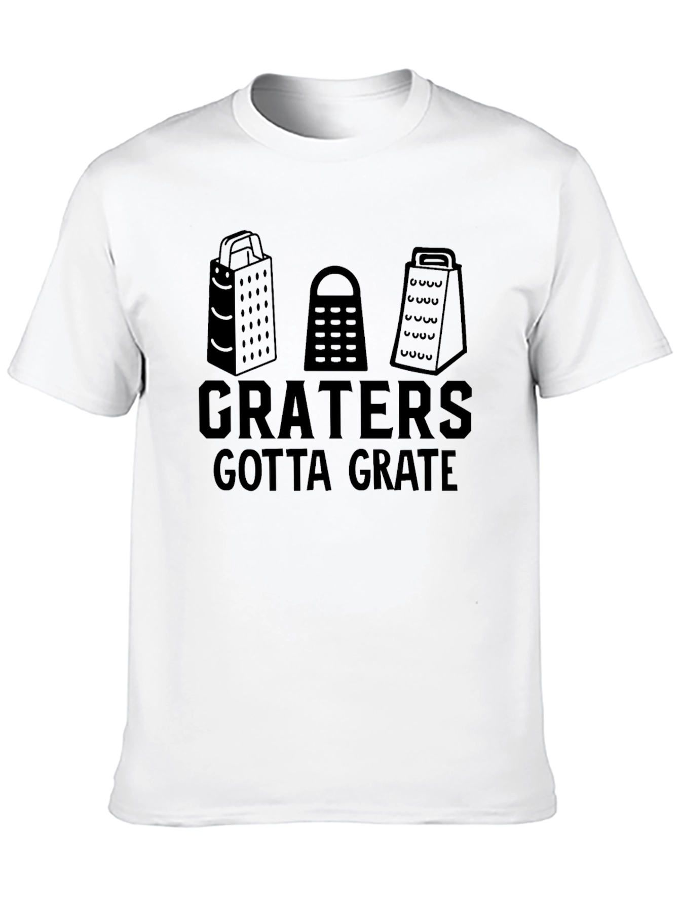 Funny Graters Gotta Grate Black T-Shirt