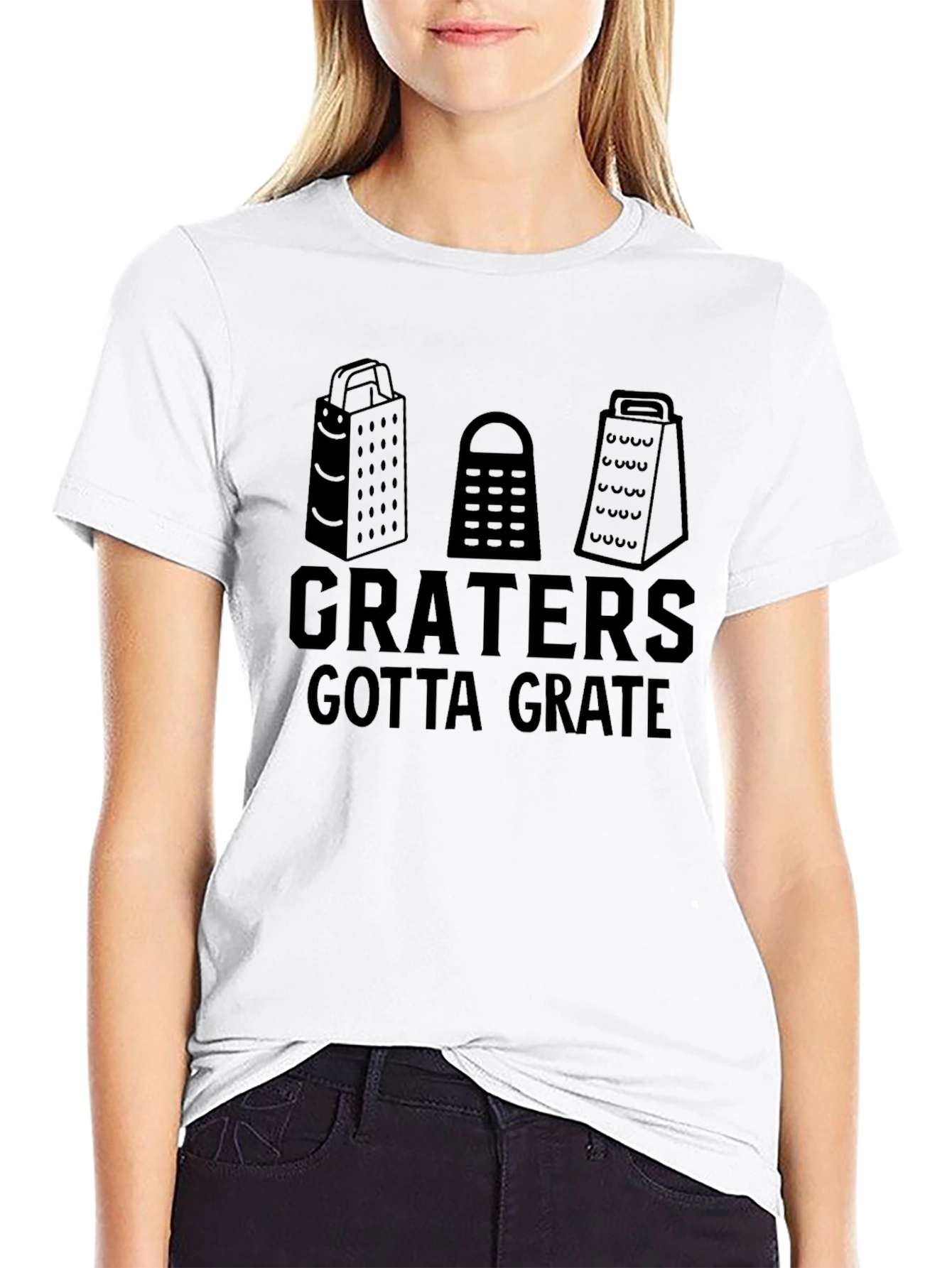 Funny Graters Gotta Grate Black T-Shirt