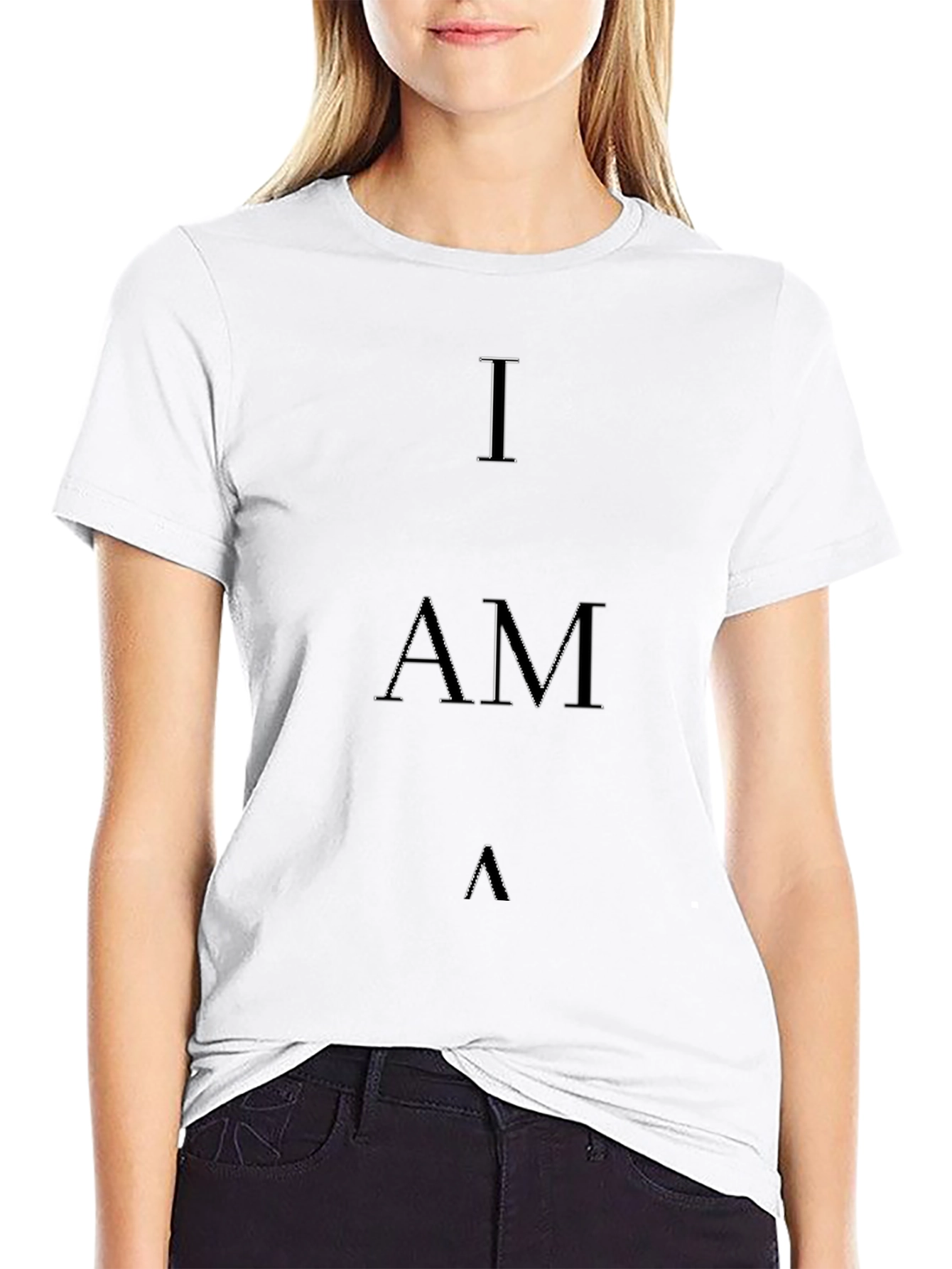 I Am A T-Shirt - Black Graphic Tee