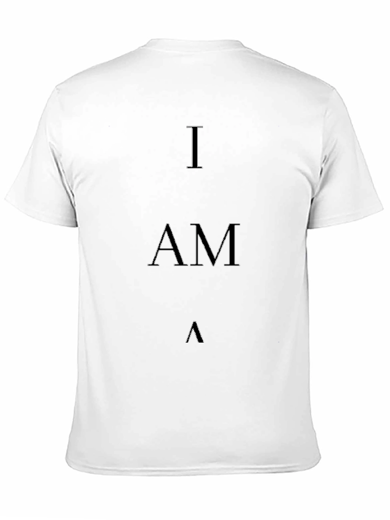 I Am A T-Shirt - Black Graphic Tee