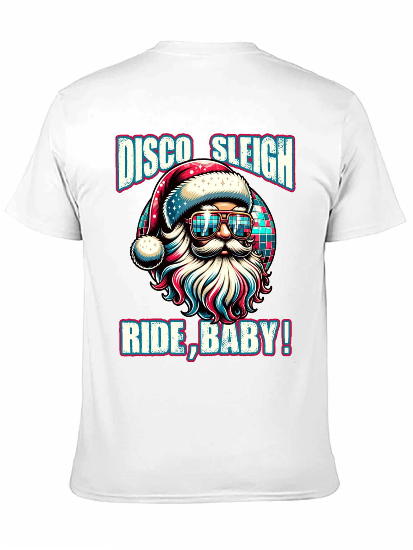 Disco Sleigh Ride Baby Santa Graphic Tee