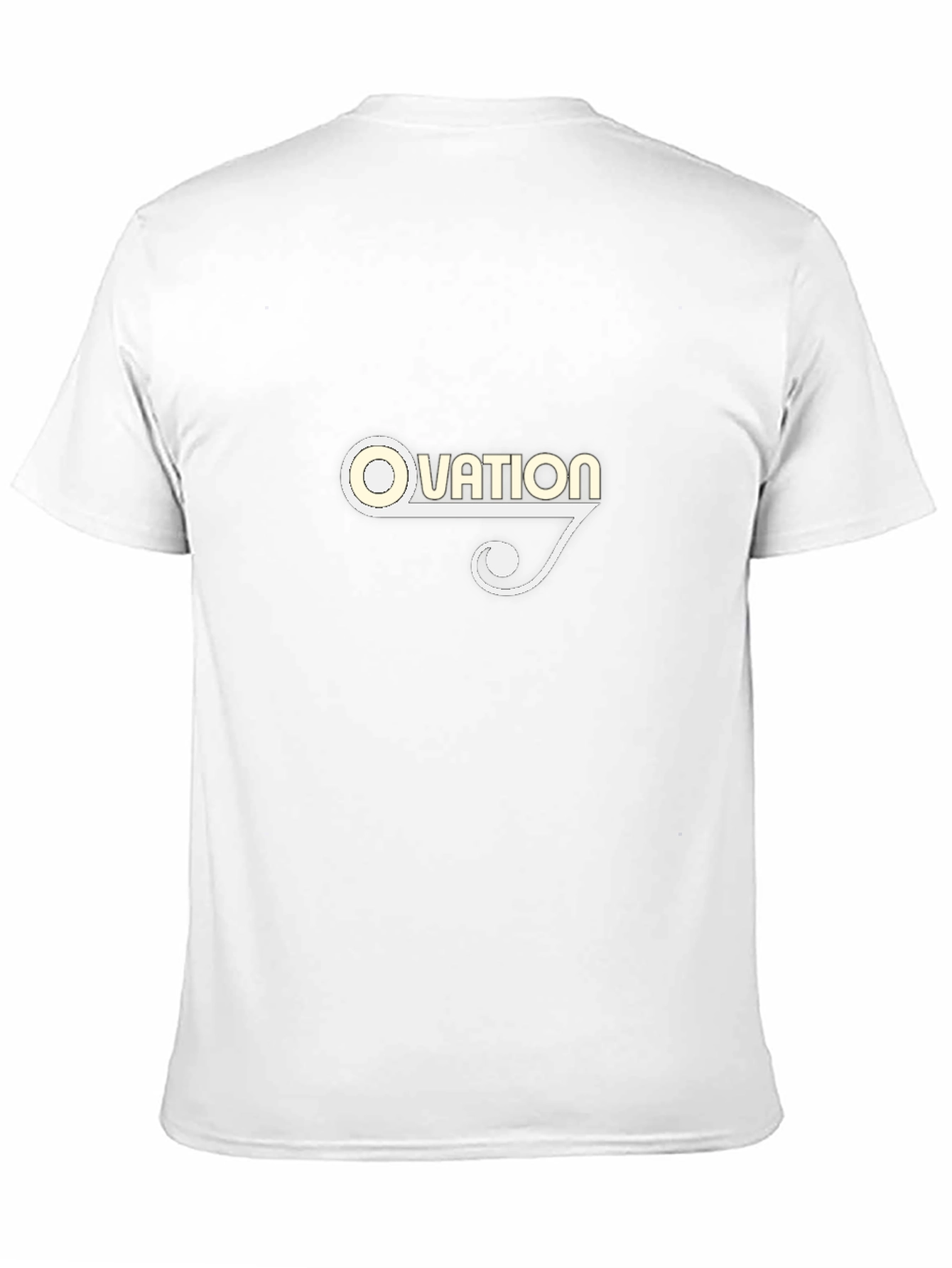Ovation Graphic Tee - Black Cotton Blend T-Shirt
