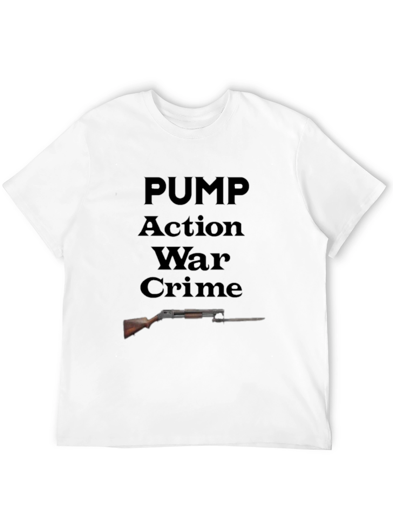 Pump Action War Crime T-Shirt