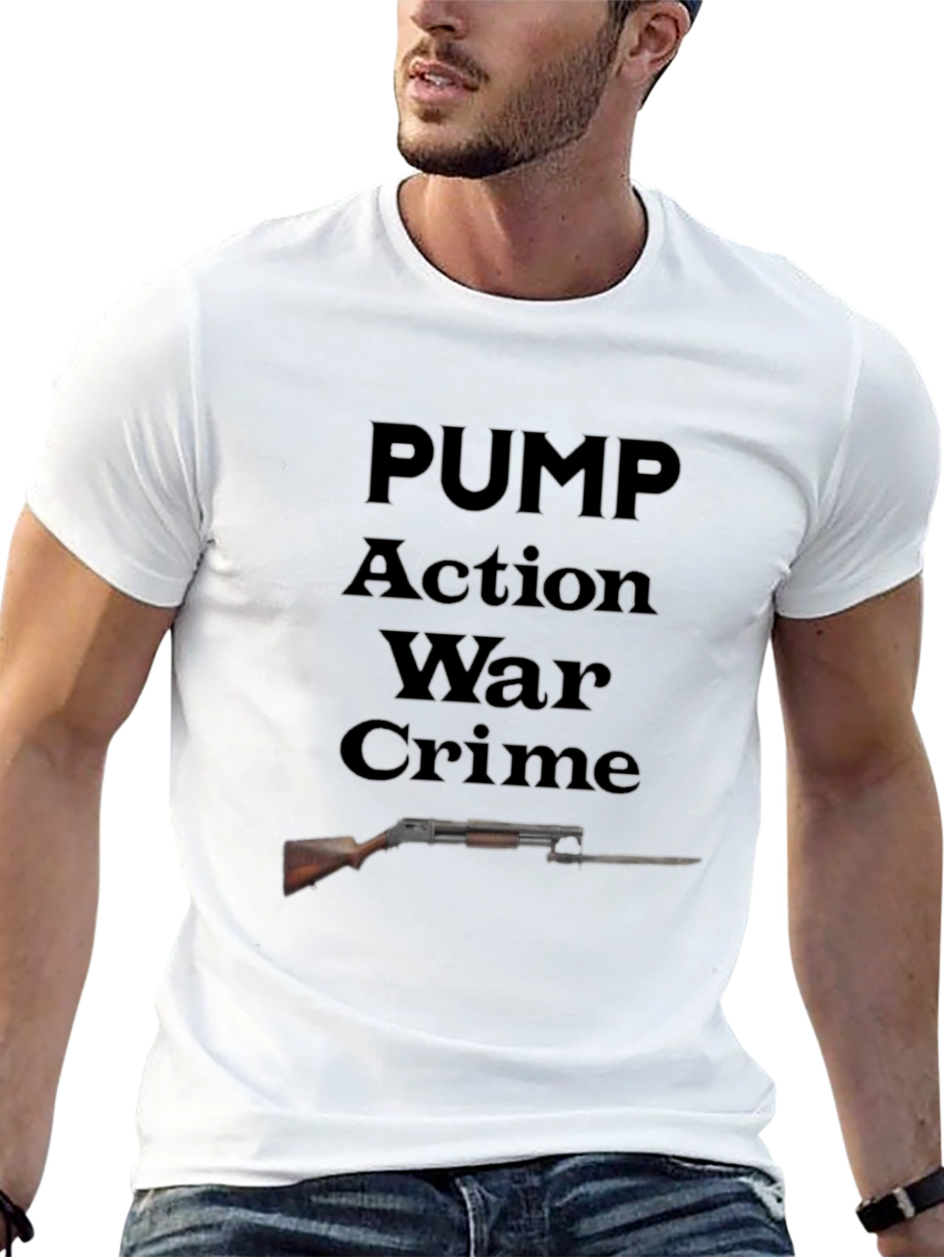 Pump Action War Crime T-Shirt